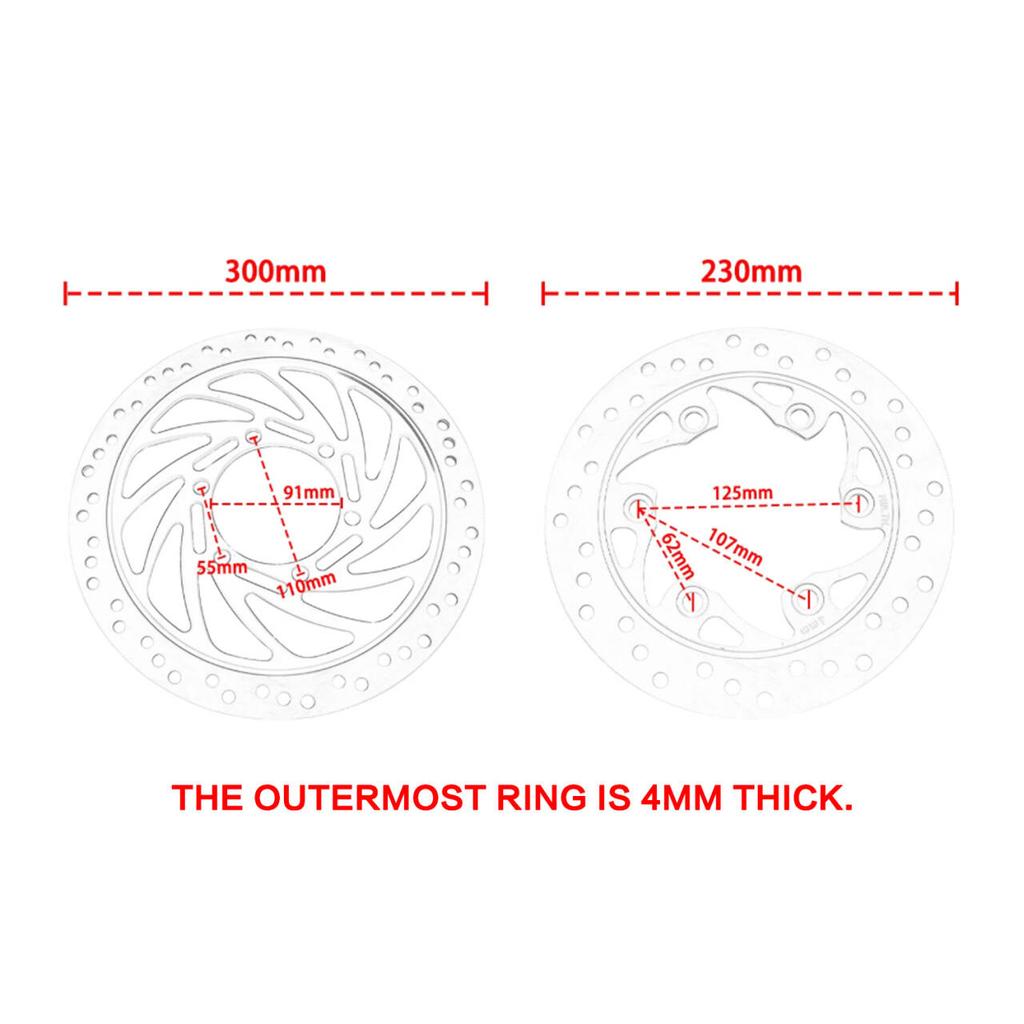 300mm 230mm Motorcycle Front Rear Brake Disc Brake Rotor for Duke 125 200 250 390 RC125 RC200 RC250 RC390 RC 125 200 250