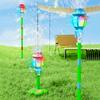Automatic Bubble Machine for Kids Bubble Blower with Lights And Music Adjustable Height 17-38 Inches Vertical Bubble Tower Stand Hands-Free