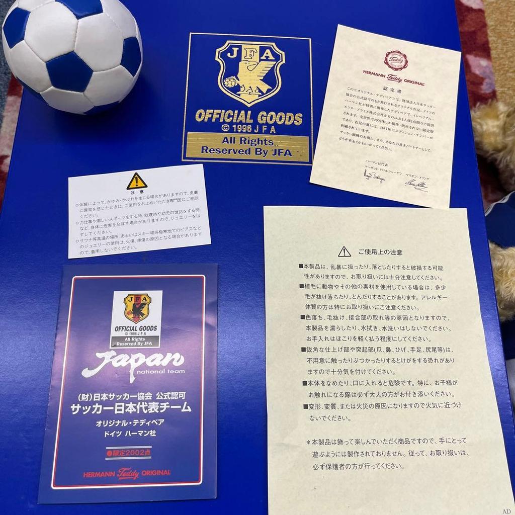 [USED] Japan National Football Team Original Teddy Bear