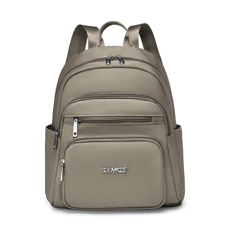 

Універсальний рюкзак великої місткості: Повсякденна мода, нейлонова тканина, для студенток хакі