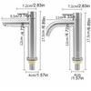 Single Handle Stainless Steel Water Tap Deck Mounted Bathroom Faucet  Bathroom