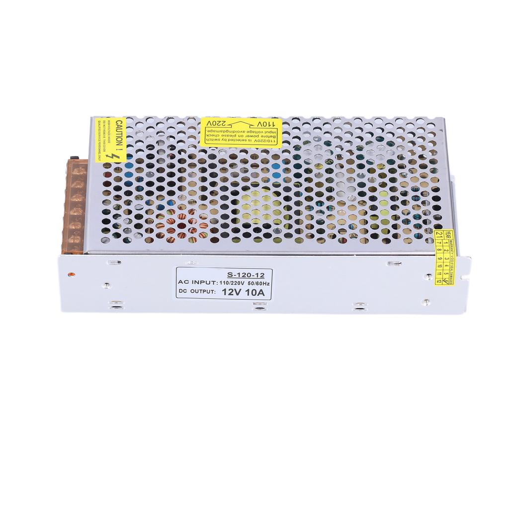 S‑120‑12  ing Power Supply  12V   Input 110VCelsius220V Output 12V 10A for LED Strip Light CCTV Camera