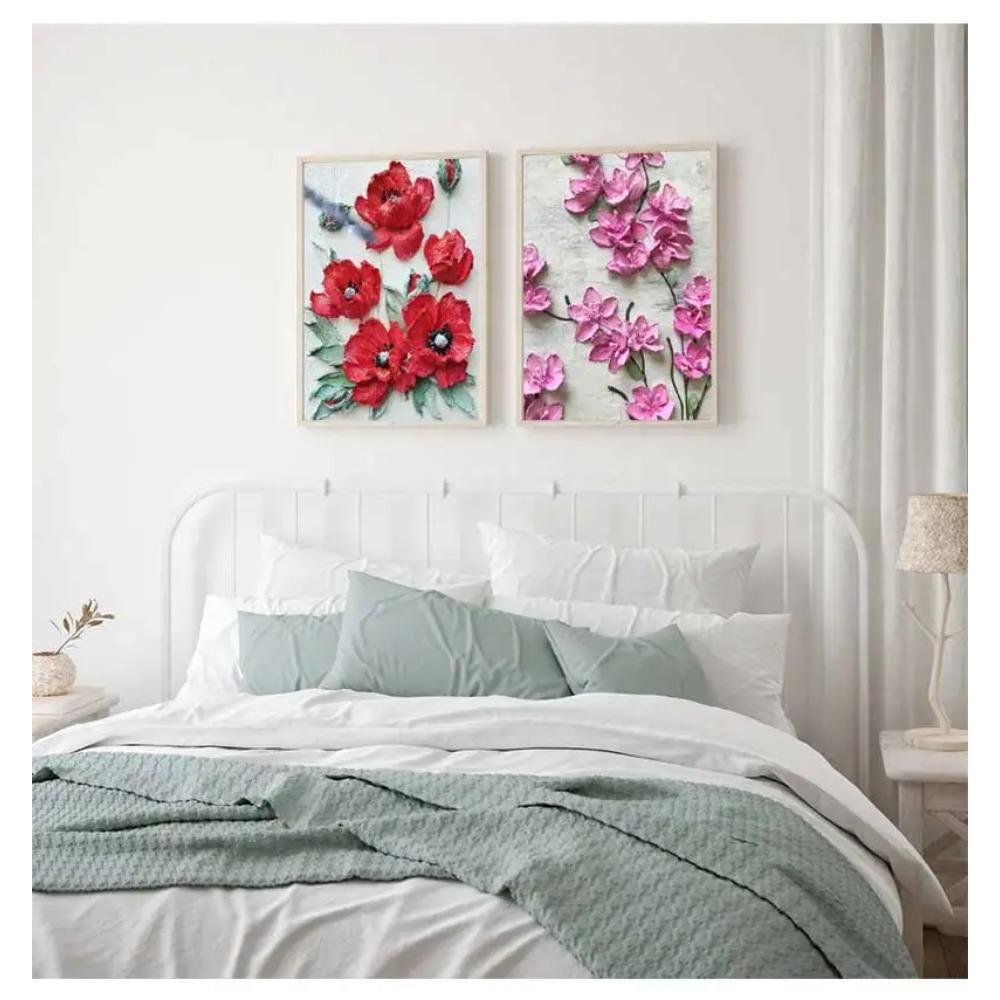 Nordic Modern Flower Poster Home Decoration Scandinavian Canvas Painting Wall Art Poster And Print Murals Living Room Decoration