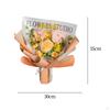 Crochet Bouquet, Handmade Knit Flowers, Artificial Already Made for Valentine's Day,