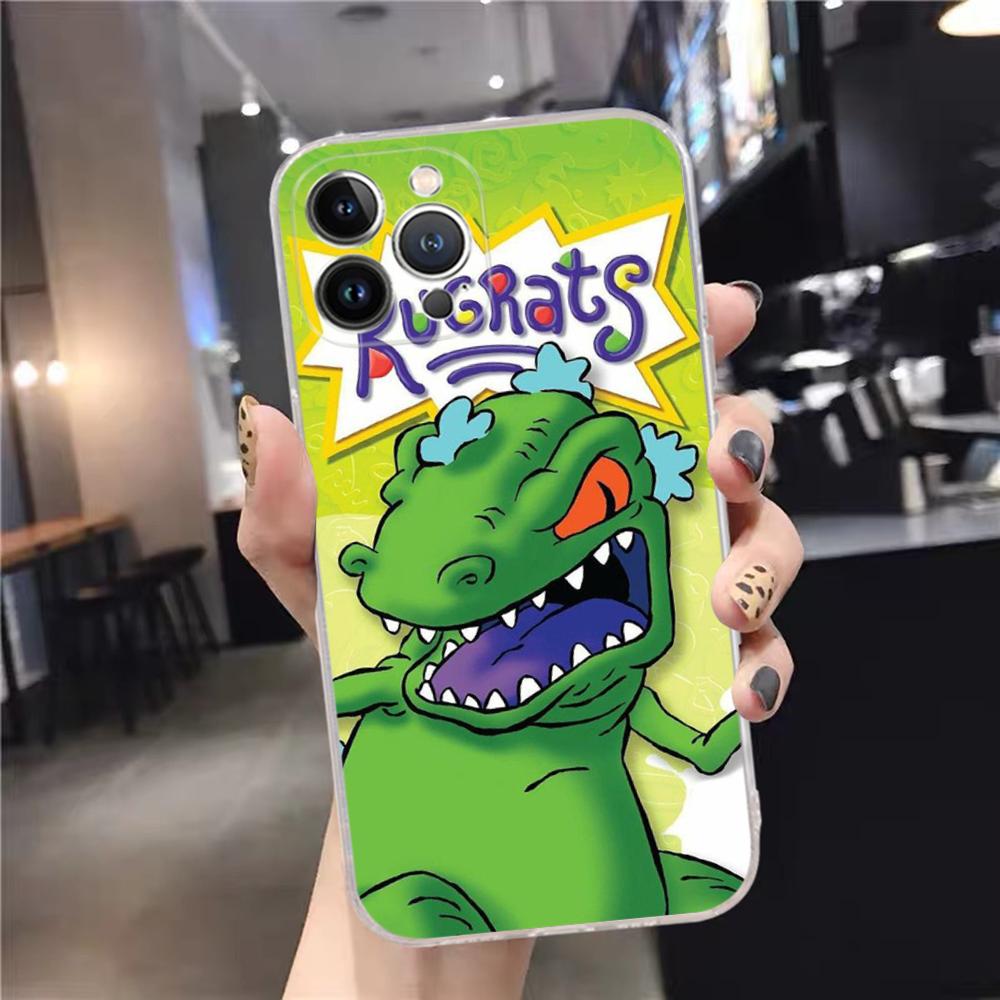 Cartoon Funny R-Rugrats Phone Case Silicone Soft For Iphone 16 15 14 13 12 11 Pro Mini XS MAX Plus X Cover