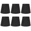 6PCS Modern Cloth Lampshade Chandelier Lamp Shades for E14 Wall Lamp Room Decor