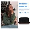 DECHOUS Microphone Storage Bag, Wireless Microphone Hard Case Suitcase Carry Bag, Foam Microphone Case, Handheld Microphone Carrying Bag, Studio Hard