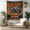 Harleydavidson Motorcycles Custom Your Name Wall Decor Tapestry Art For Pet Memorial Birthdaywedding Party Backdrop Family Gift