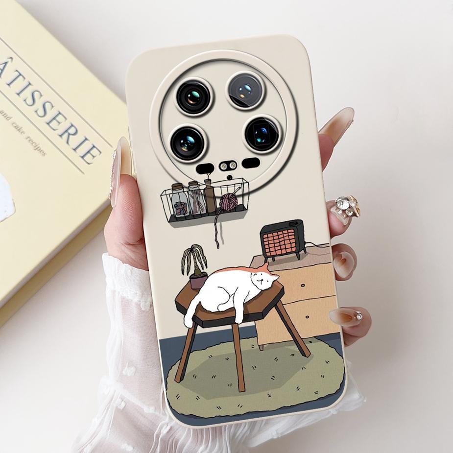 For Xiaomi 14 Ultra Case Cute Dinosaur Cartoon Cover Shockproof Phone Case For Xiaomi Mi 13 Ultra 13Ultra 14Ultra Soft TPU Shell