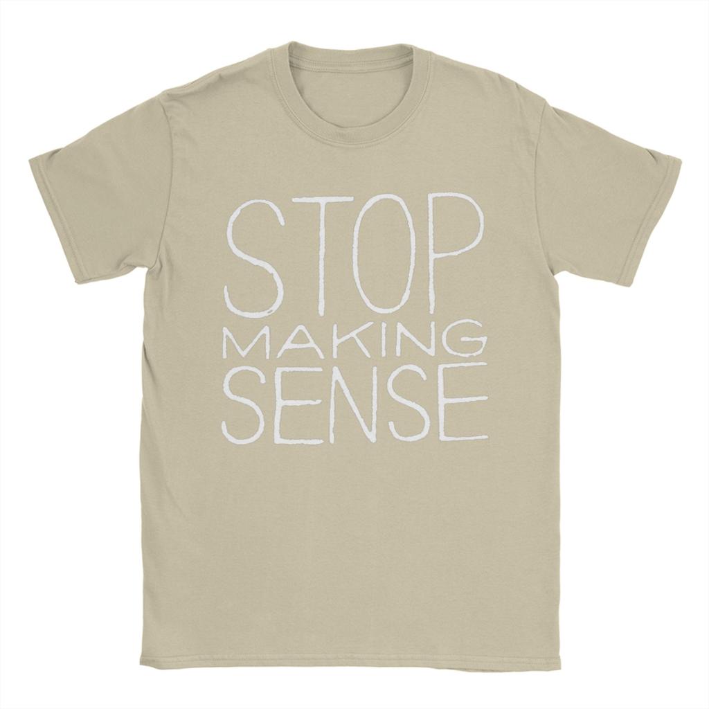 Stop Making Sense T Shirts Unisexs Cotton Vintage TShirts Round Neck Tees Short Sleeve Clothes Birthday Gift