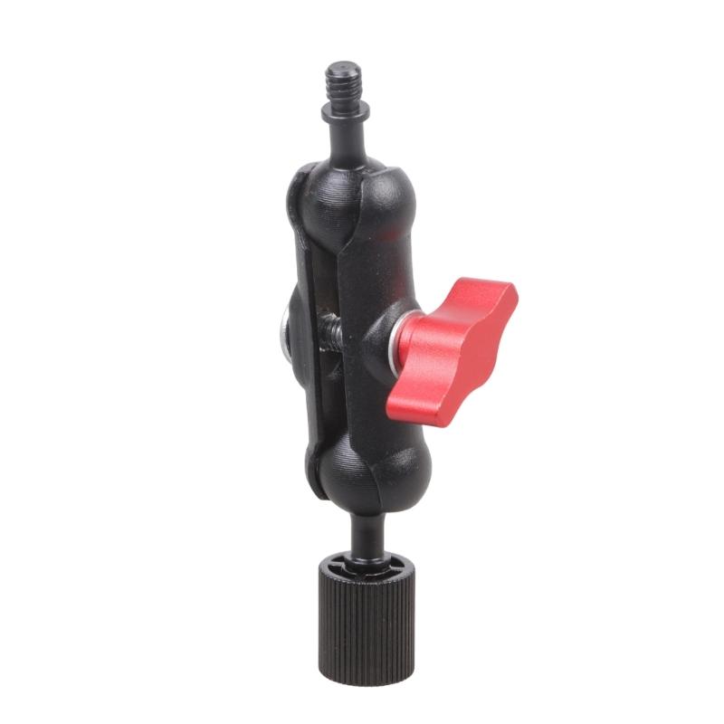 Iron Clamp Ball Head Clamp 1/4inch Male to Female Threaded For Phone Video Mount Camera Monitor LED Light Car Microphones