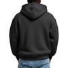 Men's Zip-Up Hooded Plaid Jacket- Drawstring Casual Sports Sweatshirt