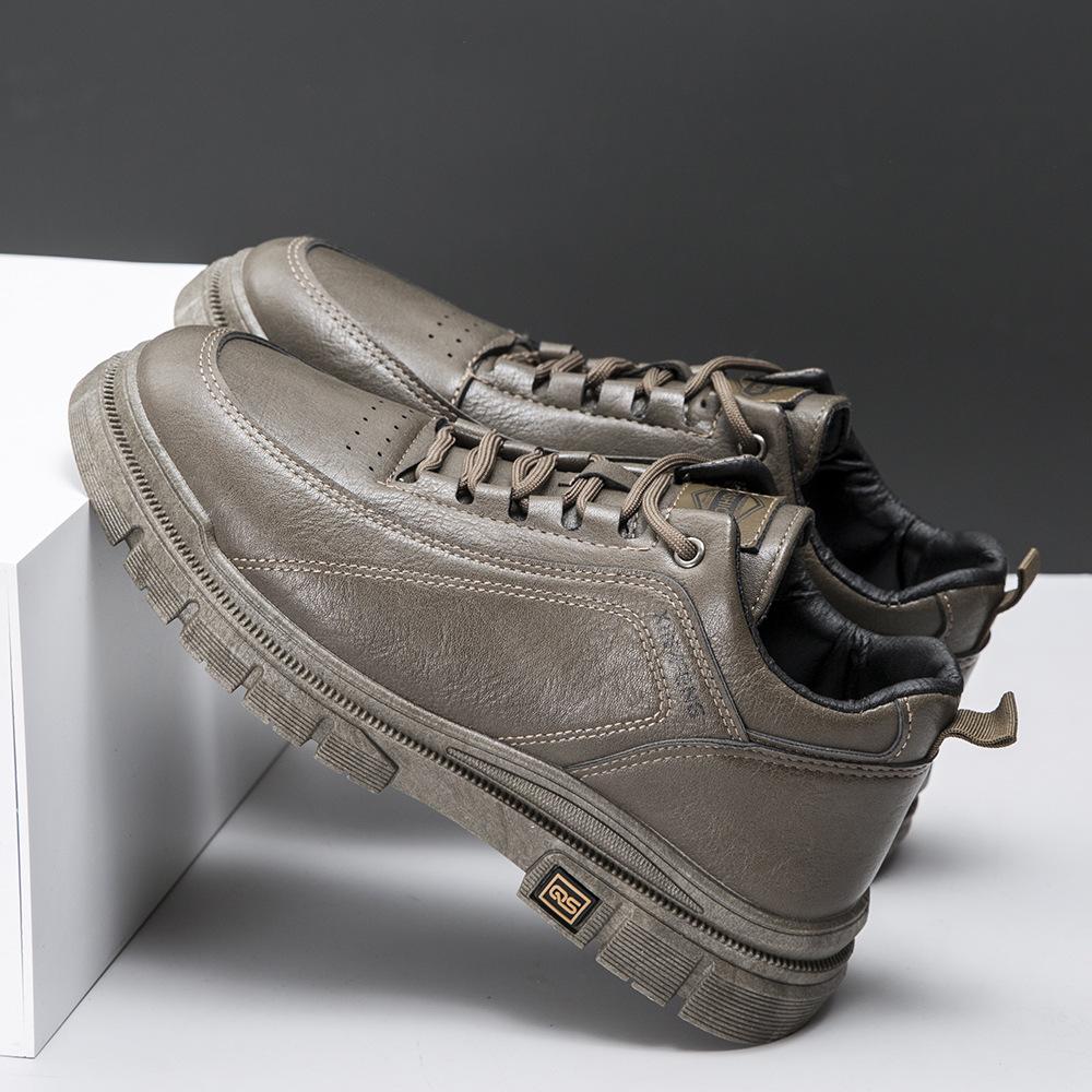 

Производитель мужских кроссовок осень 2024 года, новые кроссовки для серфинга, мужские повседневные кожаные кроссовки для походов на открытом воздухе, износостойкие на платформе 44