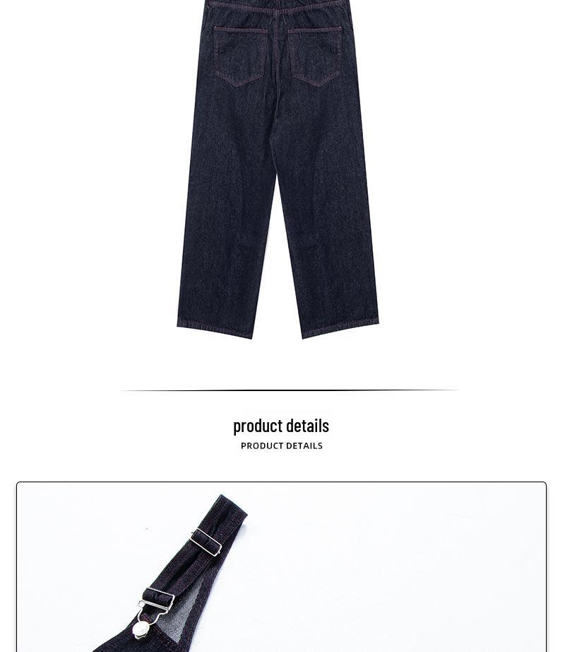 Women's Vintage Denim Overalls: Autumn Korean Style, Age-Reducing, Versatile Design