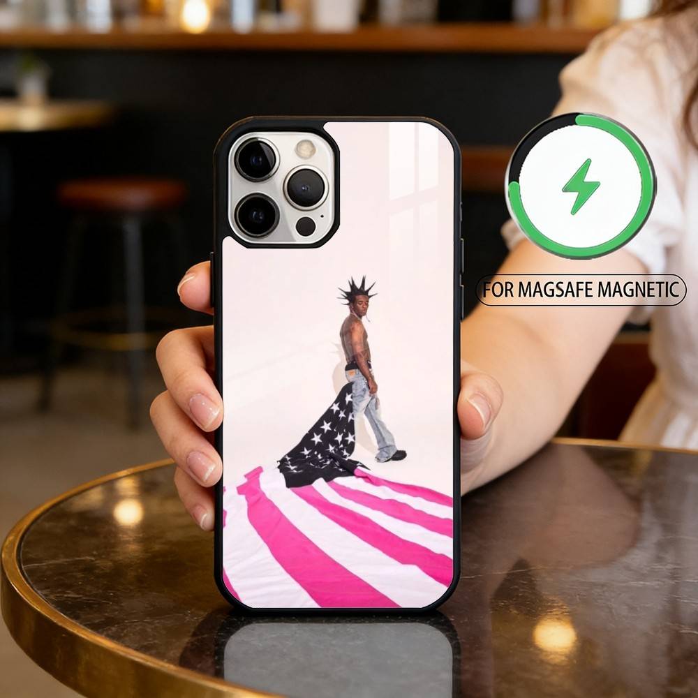 COOL L-Lil U-Uzi Vert Magnetic For Magsafe Wireless Charging Phone Case For iPhone17,16,15,14,13,12,11 Plus,Pro Max