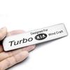 AHX1 Aluminum Car Emblem Sticker Auto Body Trunk Decoration Accessories For KIA Ceed Sportage Rio Optima Proceed Cerato Venga Forte