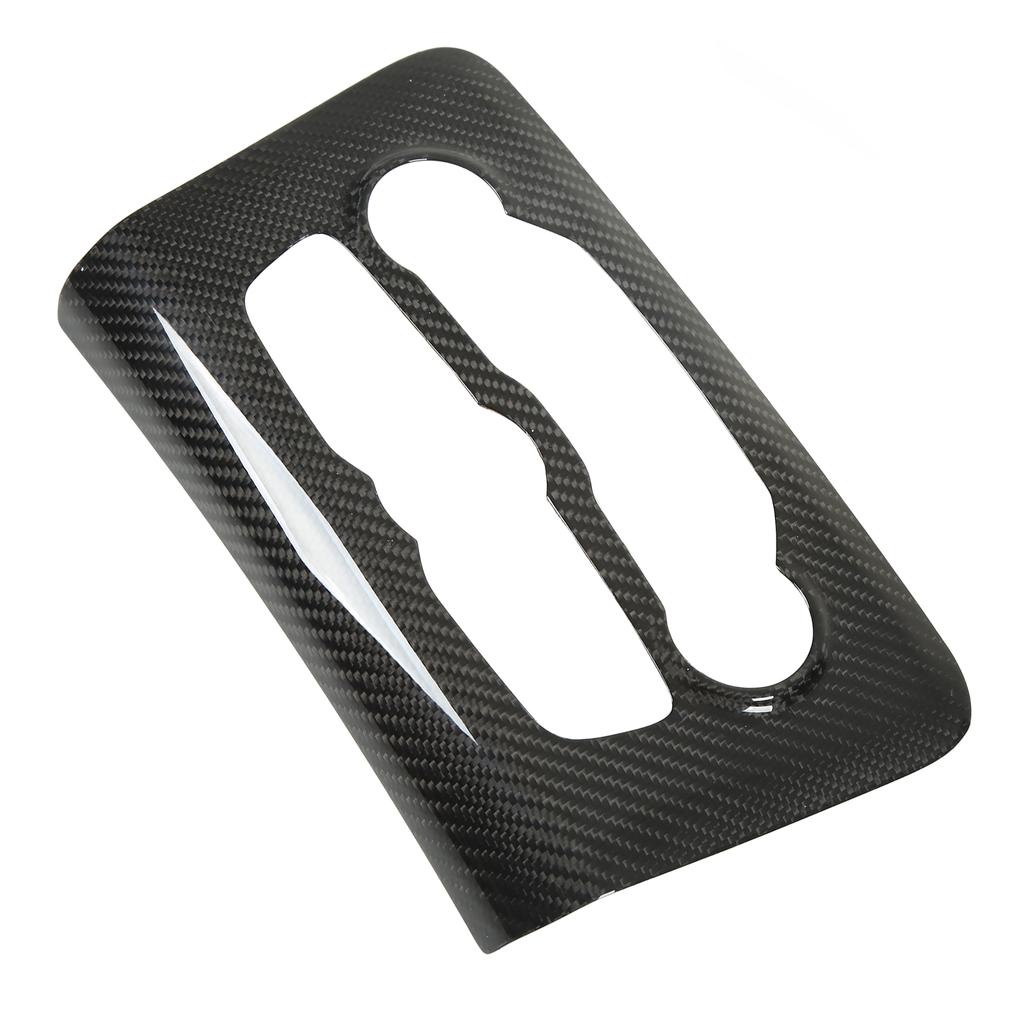 Mittelkonsole Klimaanlagenschalter Multimedia-Panel Abdeckung Zierleiste Kohlefaser Ersatz für Dodge Charger 2010–2022