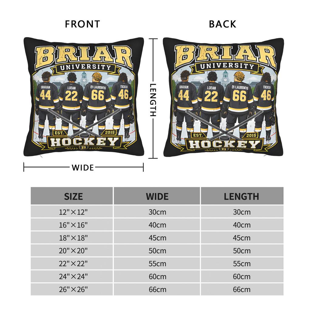 Garrett Graham Off Campus Briar U Pillow Cover Soft Cushion Cover Retro Trendy Pillow Case For Sofa Home Decoration