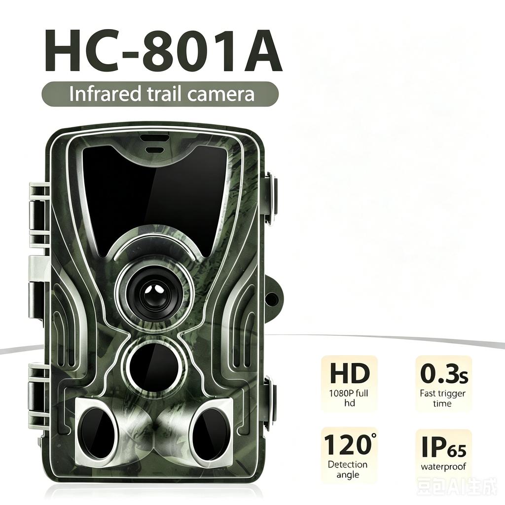 Hunting Camera Trail Cameras 20MP 1080P  Night Vision Photo Trap  HC801A Wireless Wildlife Surveillance Tracking