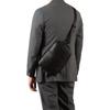 Ultima Ace Leather Recent Body Bag 17974 Black
