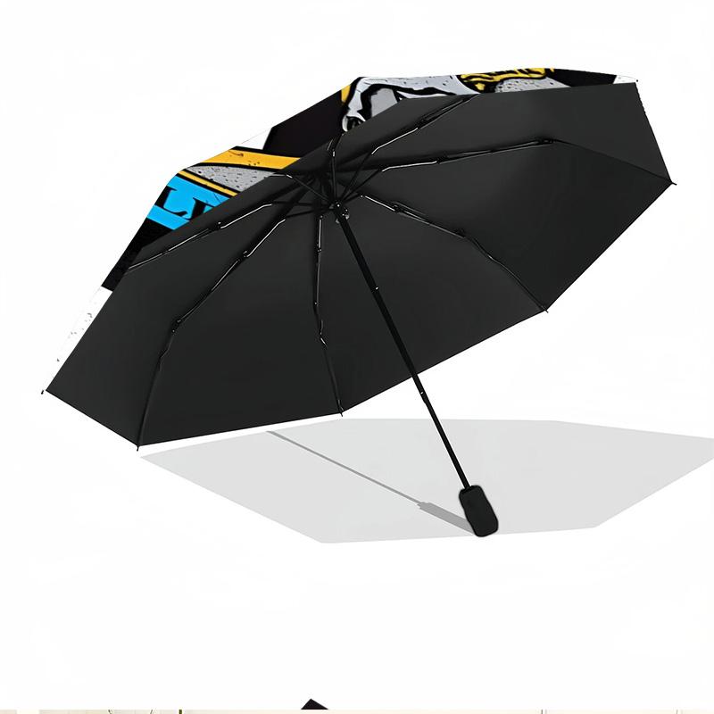 Arsenal F.C Print Automatic Open Close Umbrella, Portable Foldable Umbrella, for Outdoor Commute Camping Trip, Ideal Birthday Gift