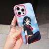 Akame Kurome Jelly Double layer Rose Red Mobile Phone Case for iPhone 17 16 15 14 13 12 11 Air Pro Max Plus Protective