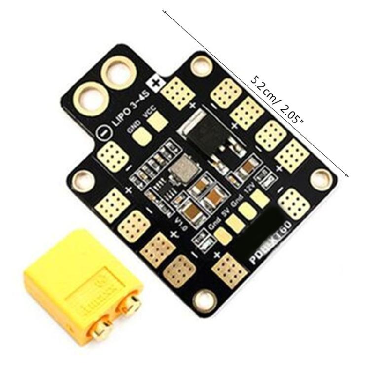 PDB-XT60 BEC 5V&12V Power Distribution Board for RC Airplane Multirotor FPV