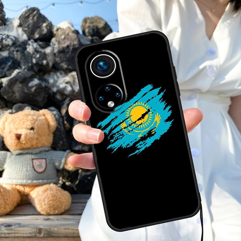 Kazakhstan Flag Case For Honor Magic 7 Lite 5 6 8 Pro X9a X9b X9c X9d X8b X8c 50 70 90 200 400 Win RT Cover