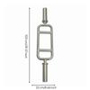 Multi-Handle Lifting Bar Heavy-Duty Gym Training with Loading Sleeves
