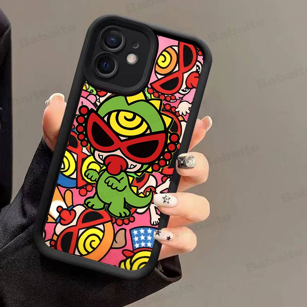 Fashion H-Hysteric Mini Phone Case For IPhone 17 16 15 14 13 12 11 Pro Max Plus Silicone Shockproof Case