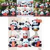 Creative Pvc Panda Figurine From New Trendy Collection Perfect For Room Decoration And Cake Display Gifts