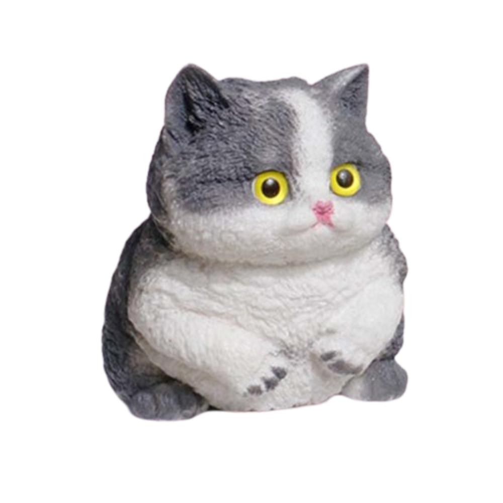 

Animal Big Cat Doll Squeeze Toy Cartoon Cat Fidget Toy Cute Simulation Cat Squeeze Toys Adults серый