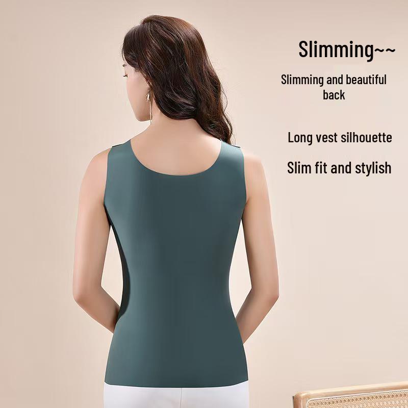 Womens Vest Slimming Lace Seamless With Integrated Cups Sexy Back Shaping Innerwear