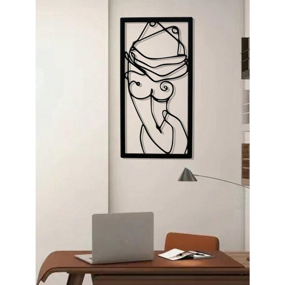 Creative Metal Wall Art Modern Minimalist Home Decor for Bedroom Living Room
