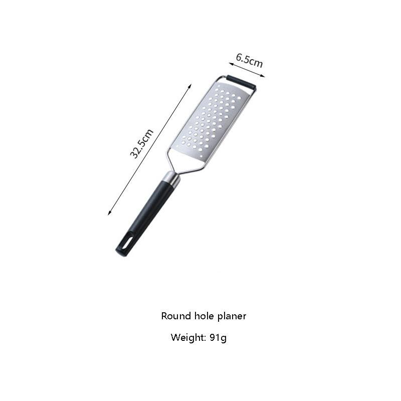 Multi-purpose Food Grater with Handle, Cheese Graters for Kitchen, Slicer for Vegetable Fruit and Chocolate, 304 Stainless Steel