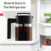Patented Deluxe Cold Brew Coffee Maker 1 Qt Black