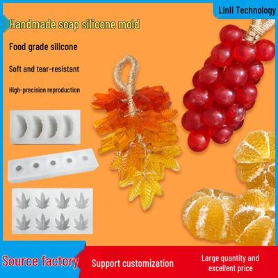 Handmade Grape Strawberry Soap Mold - Easy Demolding, Food Grade, DIY Creative Design