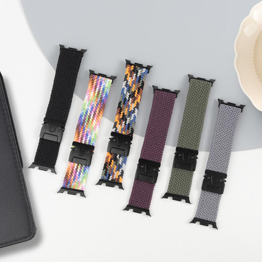 Braided Straps For Galaxy Watch 8/8 classic 46mm 44mm 40mm Parachute Replacement belt Sport Bracelet correa Galaxy watch8 Band