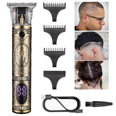 T-Klingen-Trimmer für Männer, professioneller Haarschneider, Zero Gapped T-Klingen-Trimmer, kabellos, wiederaufladbar, Kantenschneider, elektrischer Bartschneider, Rasierer