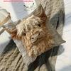 Cute Highland Cow Design 2D Flat-Printed Pillow Cover for Home Decor Sofa Cushion Cover, Home Decoration, 2D Printing