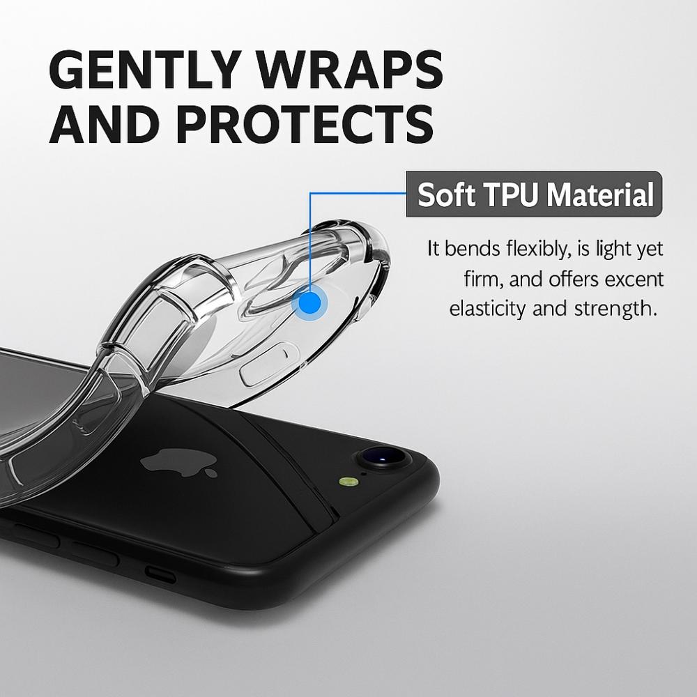 The Ultimate Anti-Yellowing Clear Card Slot Jelly Case for Galaxy A24 – Full Cover Air Bumper Protection