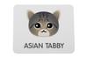 Asian Tabby - Mouse Pad by Art-Dog Brand