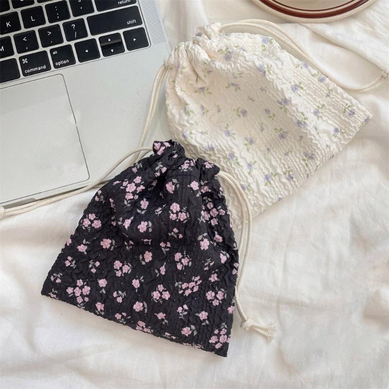 Wiederverwendbarer Polyester-Kordelzugbeutel Aufbewahrung Organisiert Für Beauty-Tools Schmuck Praktische Reise-Accessoires Beutel