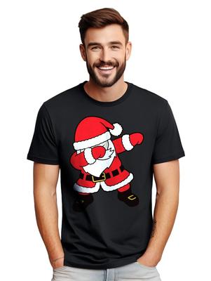 Dabbing Santa with Red Suit T-shirt - Ho Ho Hilarious! Funny T-shirt, Unisex Pri