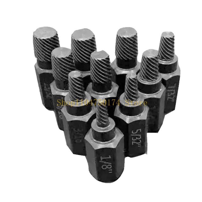 10 Pcs Damaged Screw Extractor Drill Remover Socket Wrench Bolt Remover Tool Top Sale