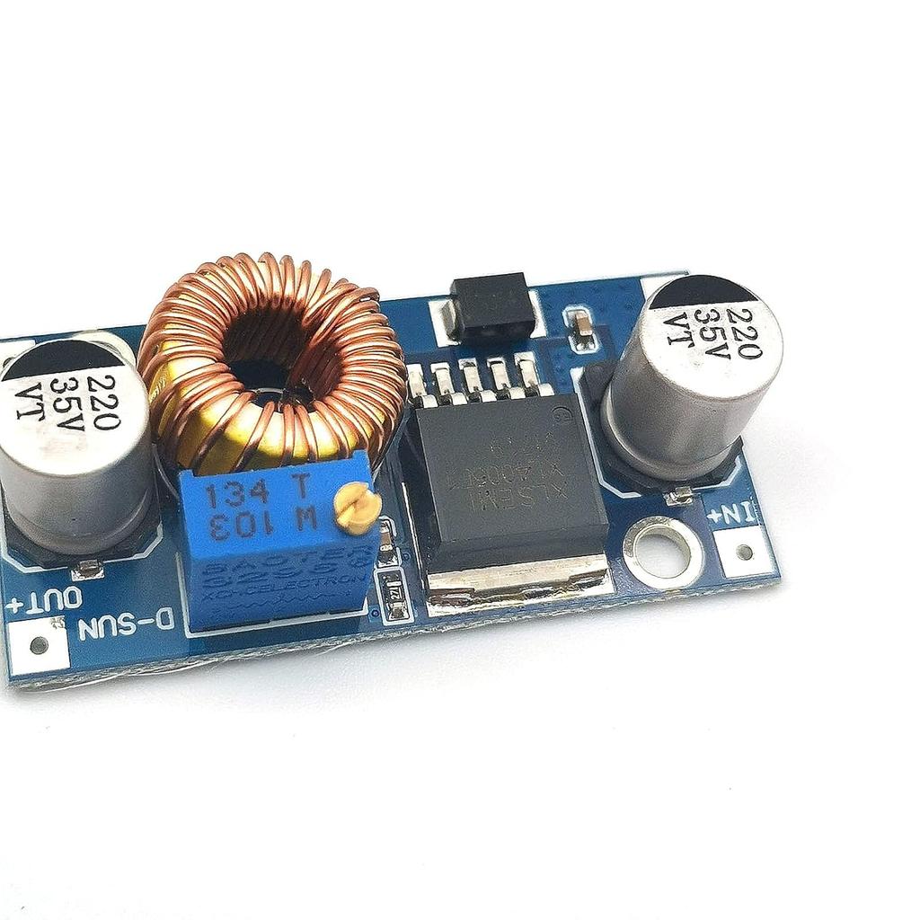 KIRO&SEEU XL4005 DSN5000 Beyond LM2596 DC-DC Adjustable Step-Down Power Supply Module 5A High Current High Power