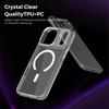 Luxury Anti-Yellow Strong Magnetic Case for iPhone 17 Pro Max Air 16 15 14 13 12 11 Magsafe Shockproof Wireless Charging Cover