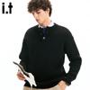 Fingercroxxit Men's Henley Pullover Sweater