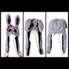 Clearstone Flapping Horror Gray Hat, Cosplay, Halloween, Rabbit, Unisex,