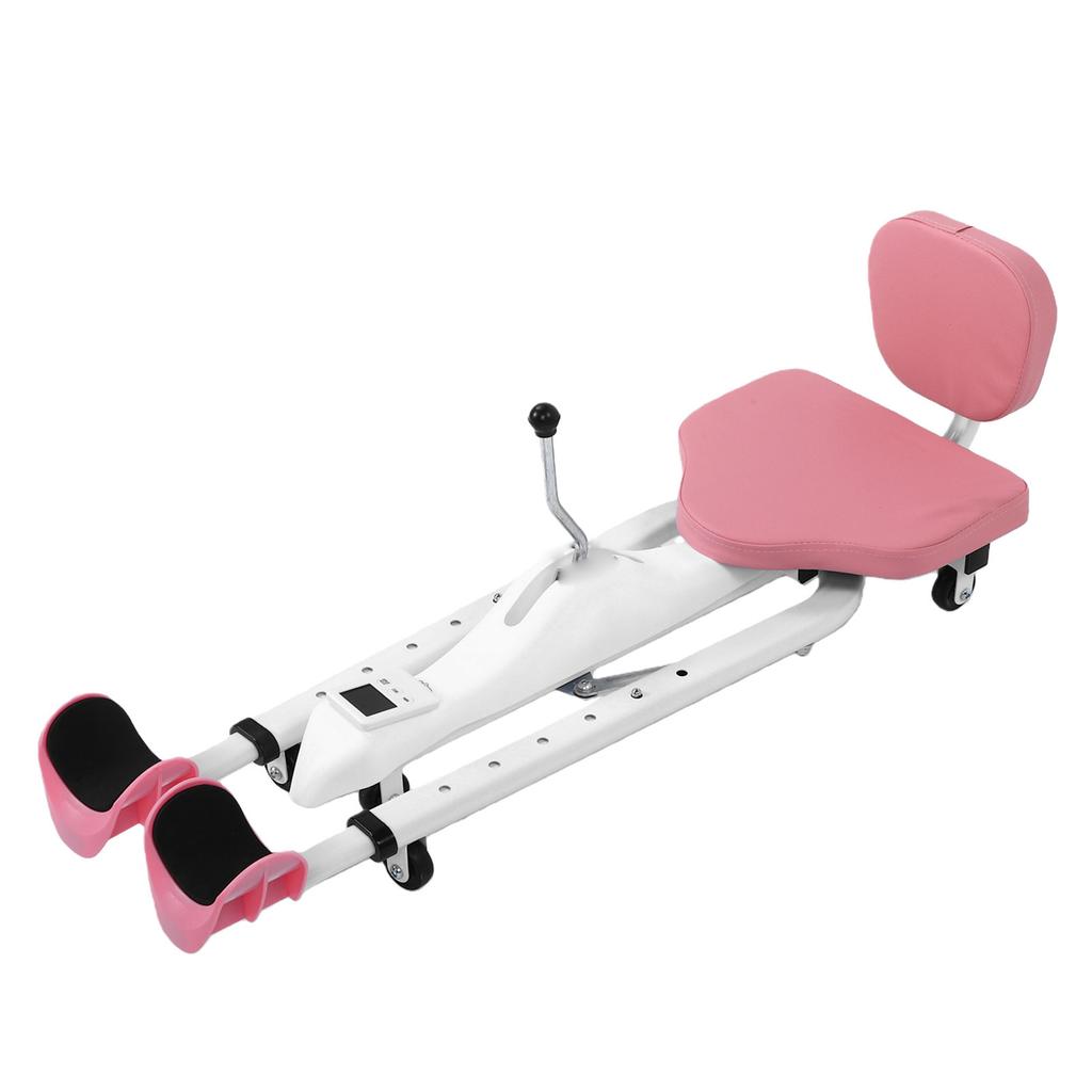 Split Machine Leg Stretcher Machine 180 degrees Expansion 330 Lbs Stretching Machine with PU Seat Back Rest Timer for Flexibility